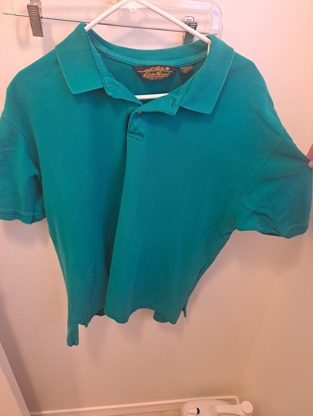 Green Eddie Bauer Short Sleeve Polo